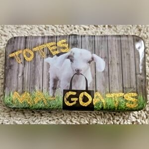 Totes Ma Goats Hard Case Clutch Wallet